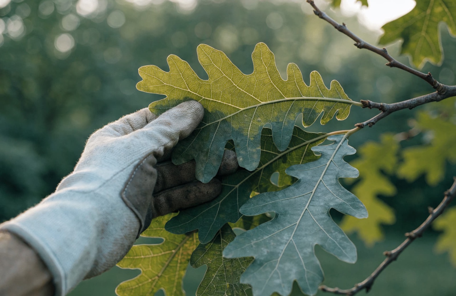 Mature shade tree in good health on a residential property